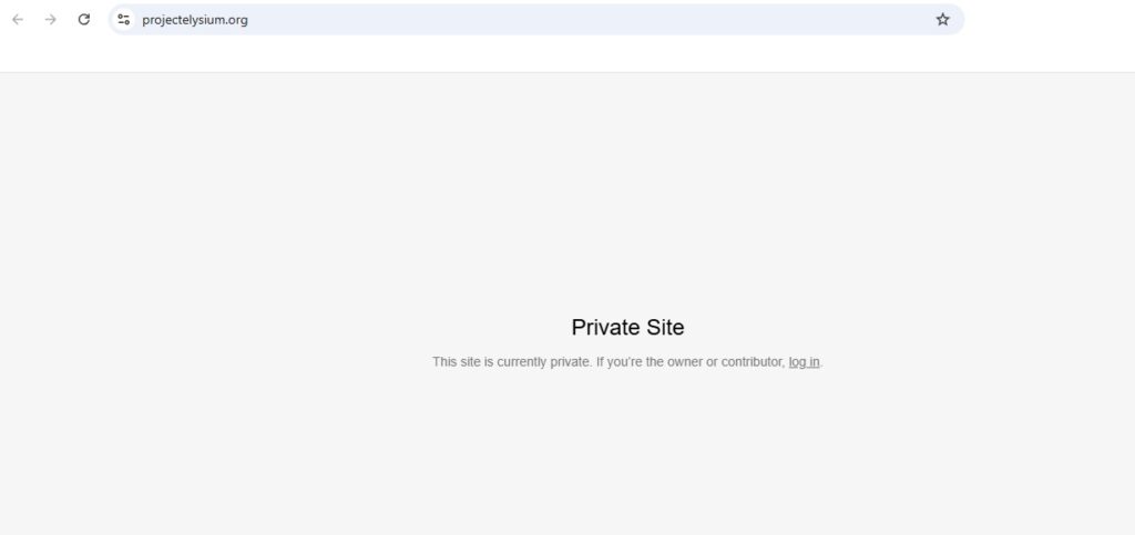 Elysium Equity Website
