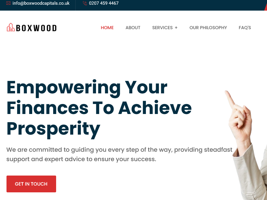 Boxwood Capital Limited FCA warning unauthorised firm