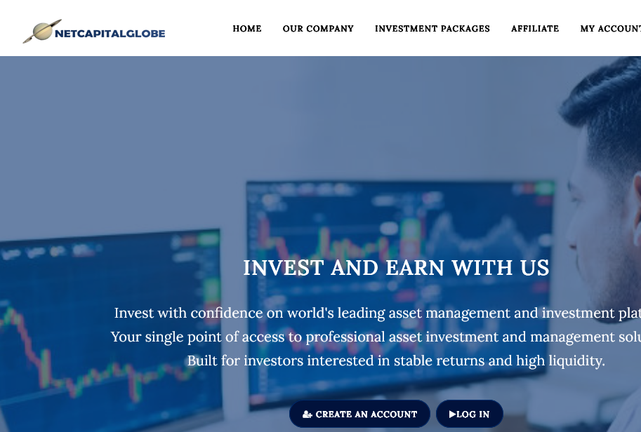 Net Capital Globe FCA scam warning