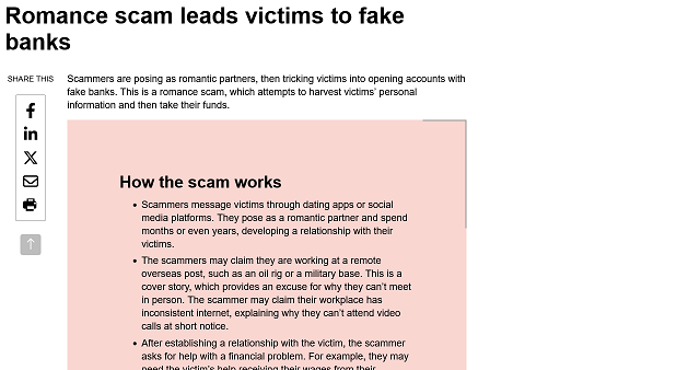 Trust North FMA warning – romance scammer letters trustnorth.pro flagged for fraud and misconduct by New Zealand Financial Markets Authority