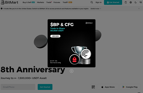 BitMart exchange bitmart.com Bitcoin BTC ETH unlicensed crypto scam review