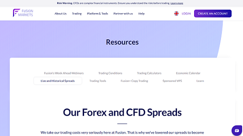 Fusion Markets trading scam warning illustration