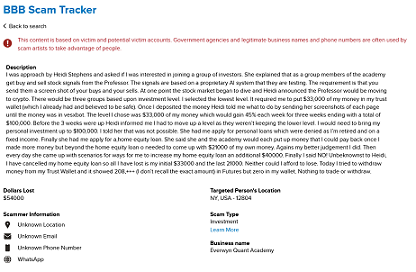 Everwyn Quant Academy scam warning – blocked withdrawals