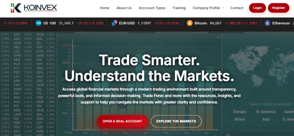 Koinvex Website