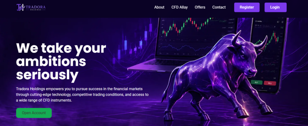 Tradora Website