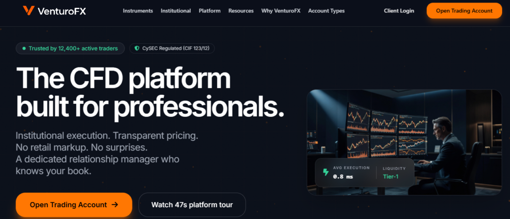 VenturoFX Website